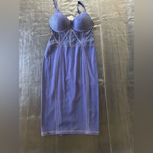 NWT Fashion Nova A little sexy denim midi dress
